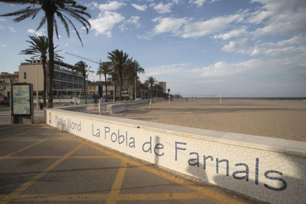La Llar45 , Relajate Junto Al Mar Apartment ปลายา โปบลา เด ฟาร์นาลส์ ภายนอก รูปภาพ